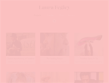 Tablet Screenshot of laurafegley.com